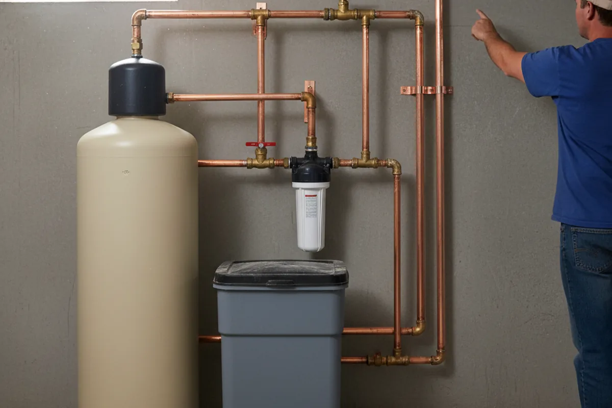 Whole-house water treatment system installed in Mason